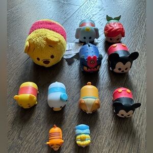 Disney Tsum Tsum Plush and Mini Figures lot - total 12 characters